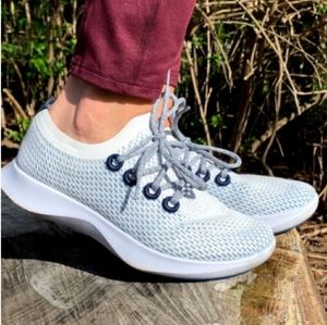 Allbirds White and Gray Athletic Shoes